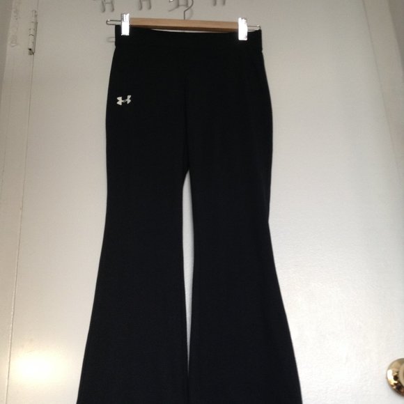 Under Armour Black Flared-Leg Yoga Pant, Youth Size YMD - Picture 3 of 11